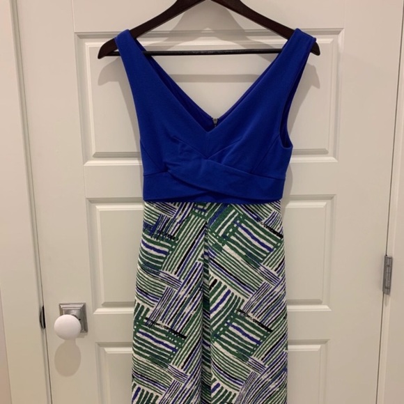 HD in Paris Anthropologie Ardmore Blue Green Dress - Picture 3 of 4